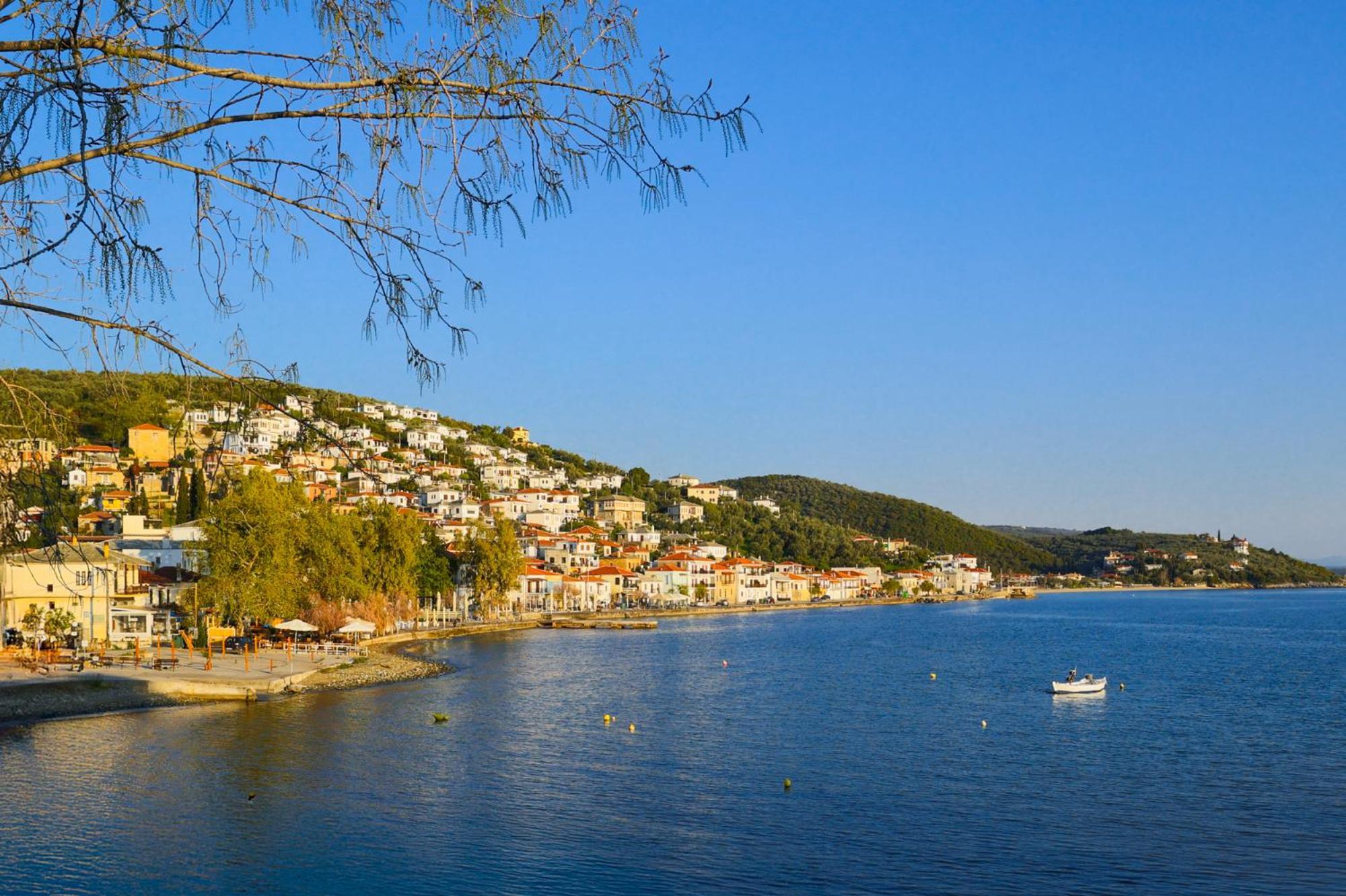 Με Θέα Το Ηλιοβασιλεμα 2 Villa Áfiszosz Kültér fotó